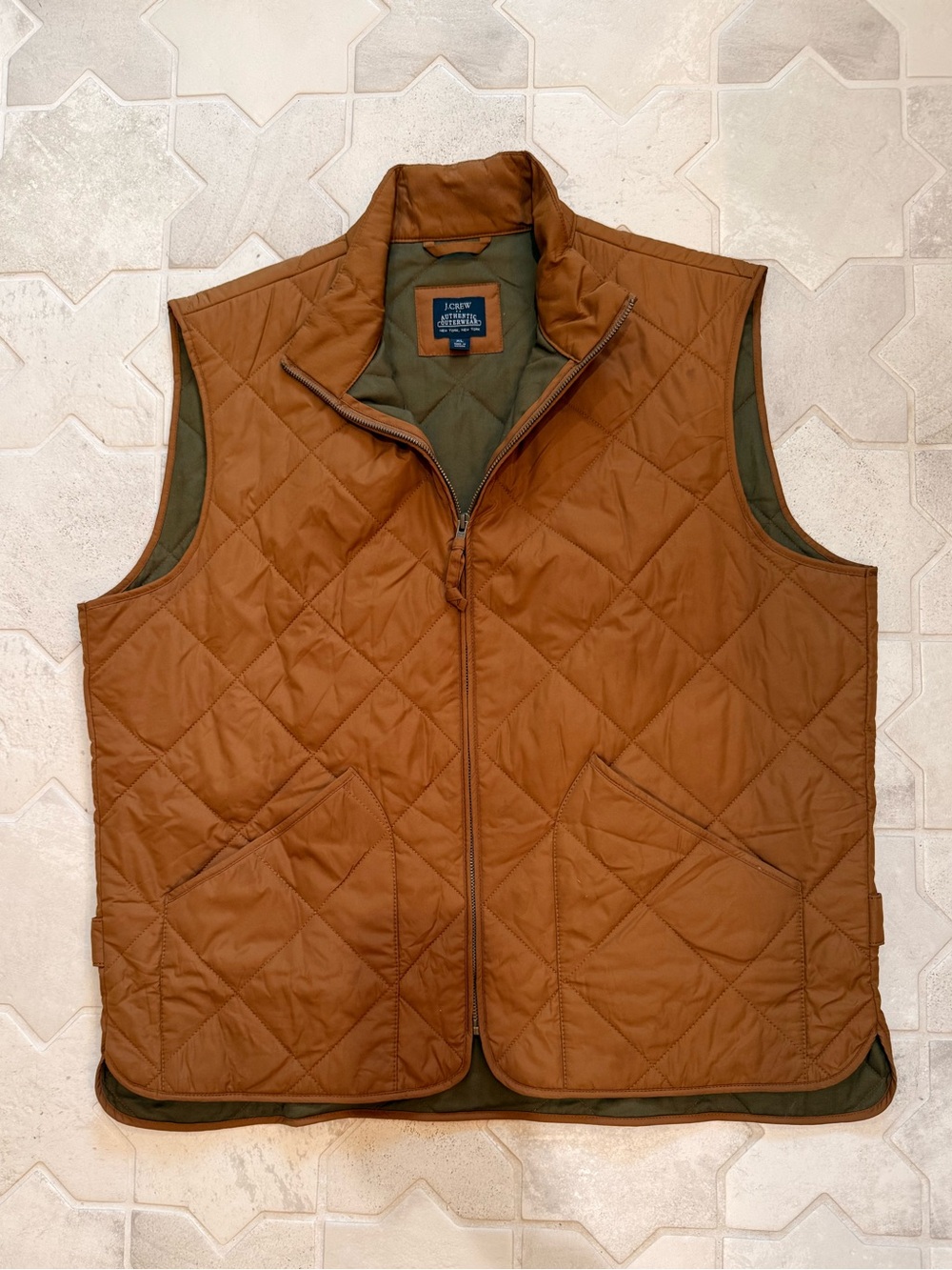 Men’s J. Crew Quilted Vest XL